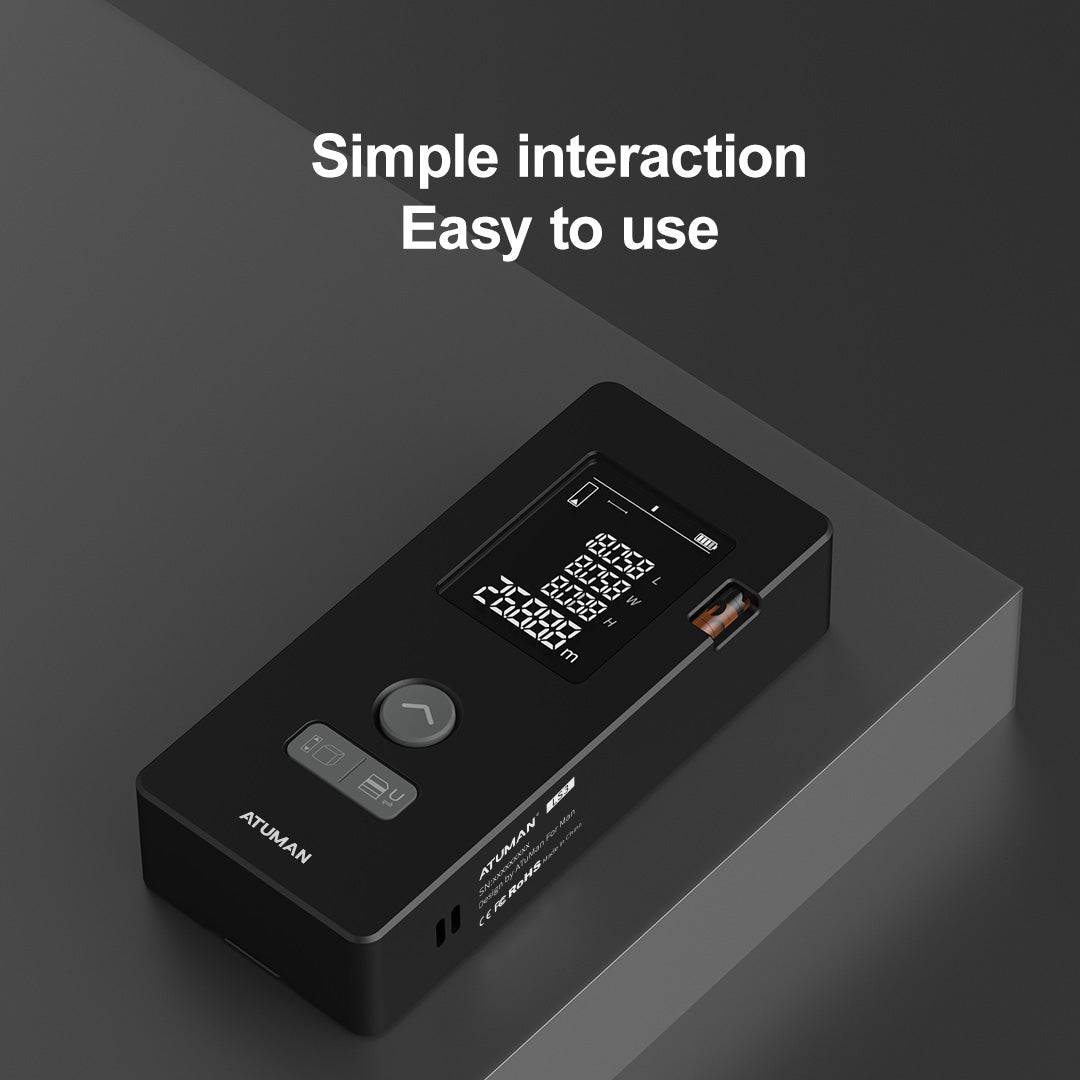 ATuMan LS3 Laser Distance Meter 60/80m – 17 Functions, 8 Modes for Length, Area & Volume Measurement