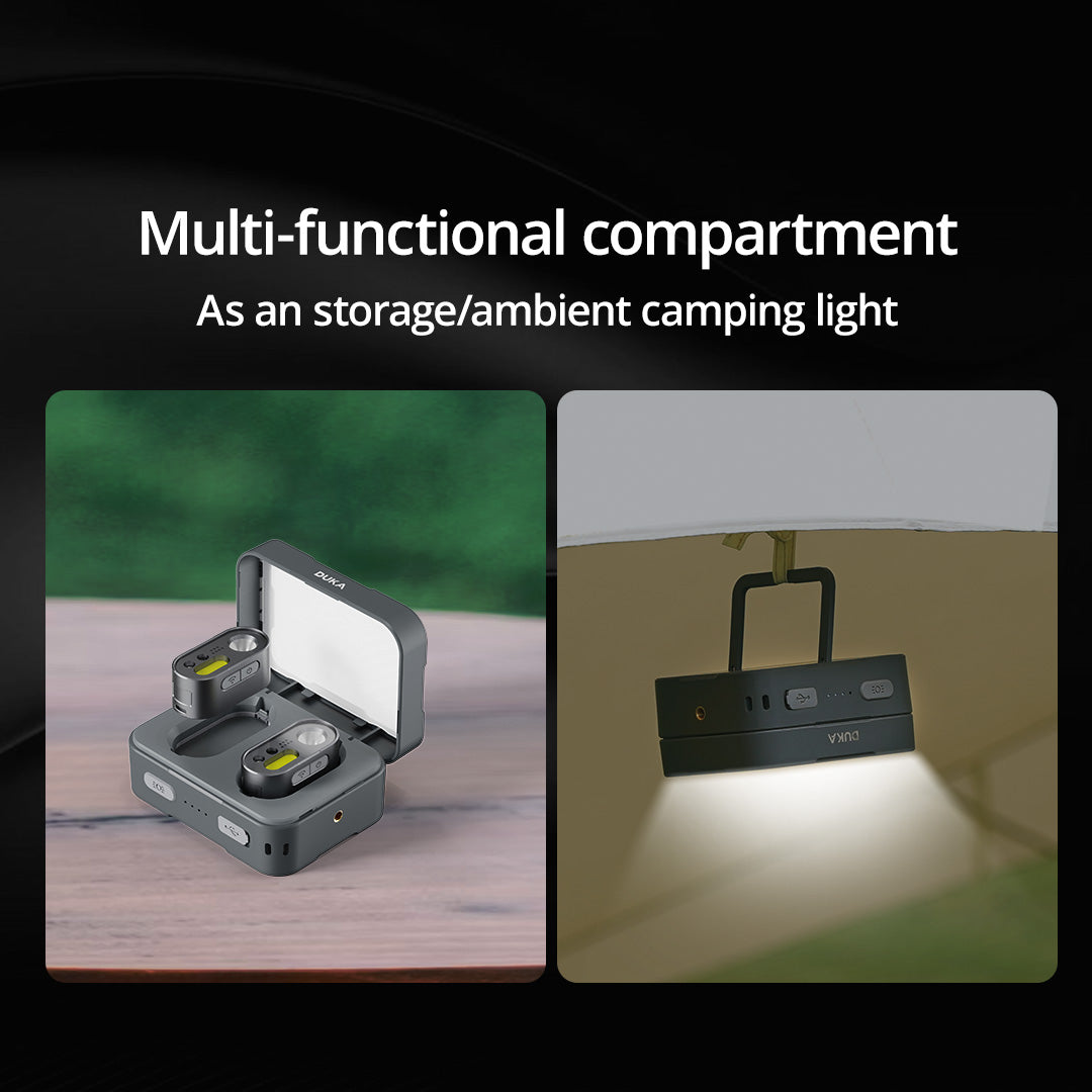 ATUMAN MH1 Multifuction Dual control Head Flashlight Outdoor LED Sensor Hat Clip Lamp
