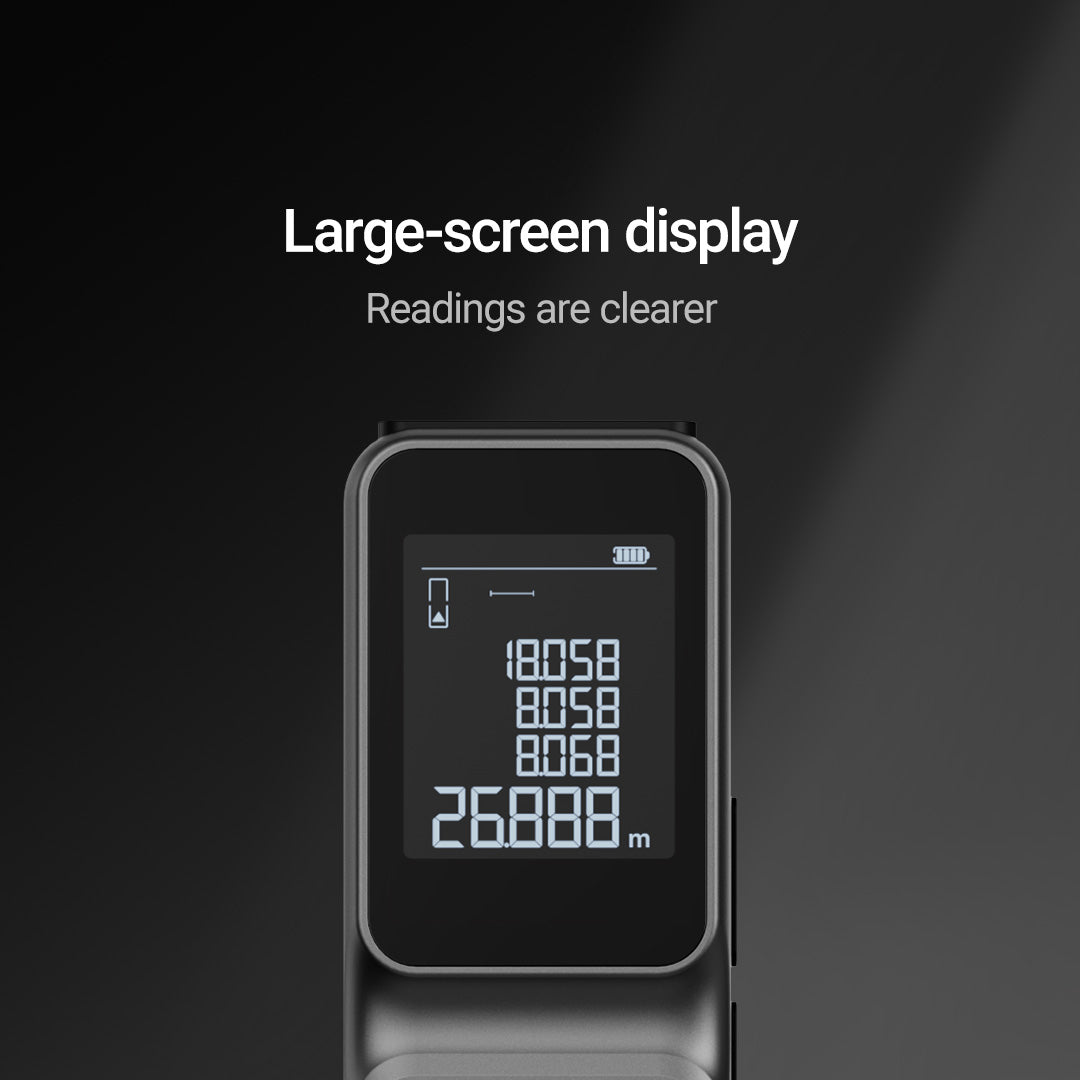 ATuMan LS-A Laser Distance Meter 50m – High Precision Measuring Tool with Large Display for Construction & DIY