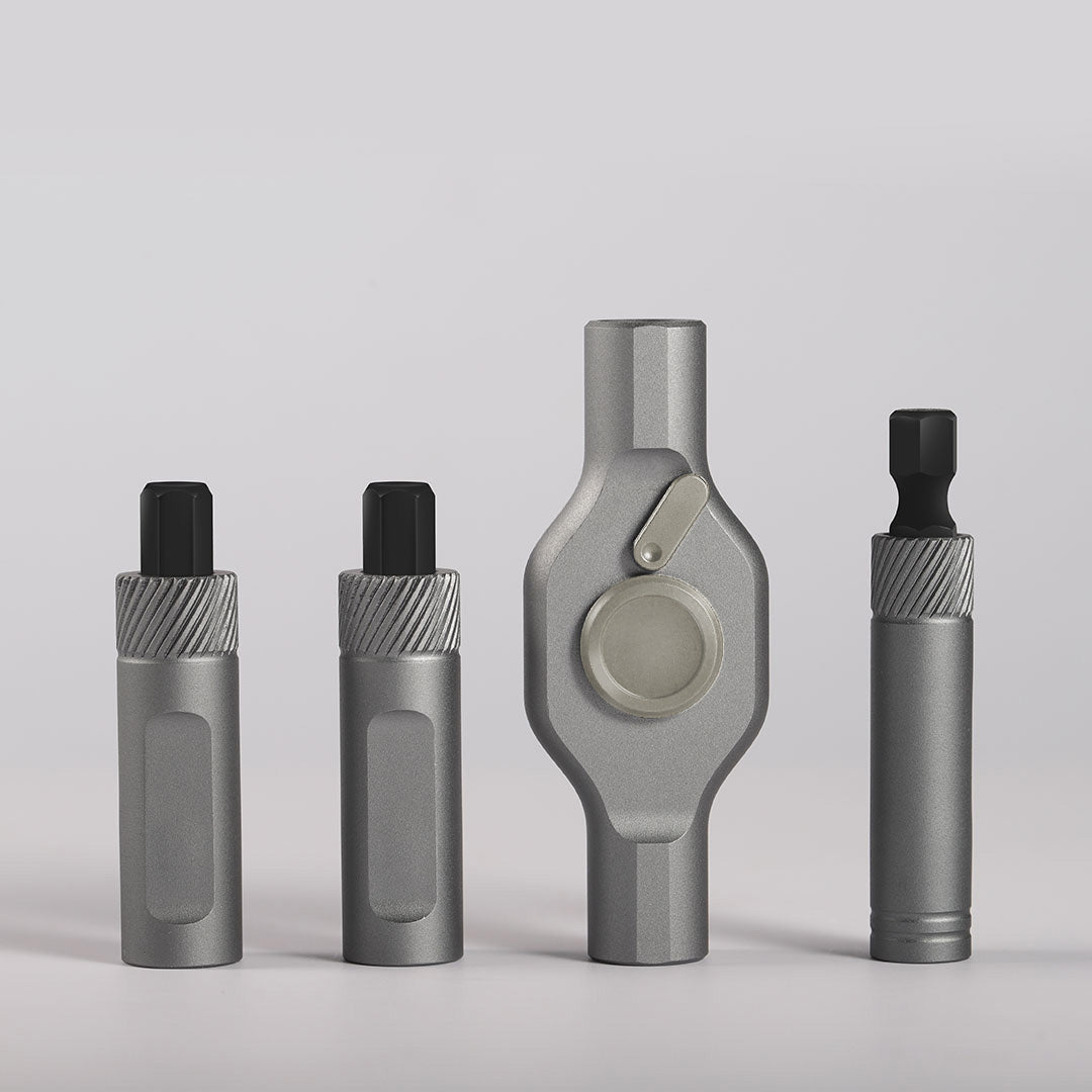 ATuMan RS1 Ratchet Screwdriver Set 24-in-1 – S2 Steel Magnetic Bits Tool Kit for Repair & DIY