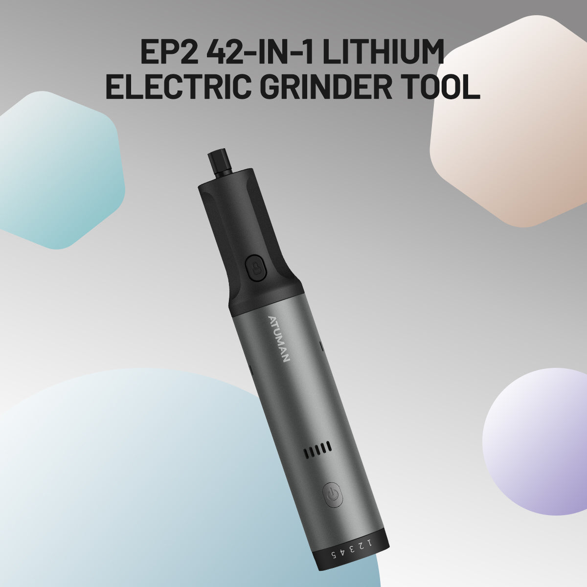 ATuMan EP2 Cordless Rotary Tool – Mini Grinder with Adjustable Speed for Polishing, Cutting & Engraving