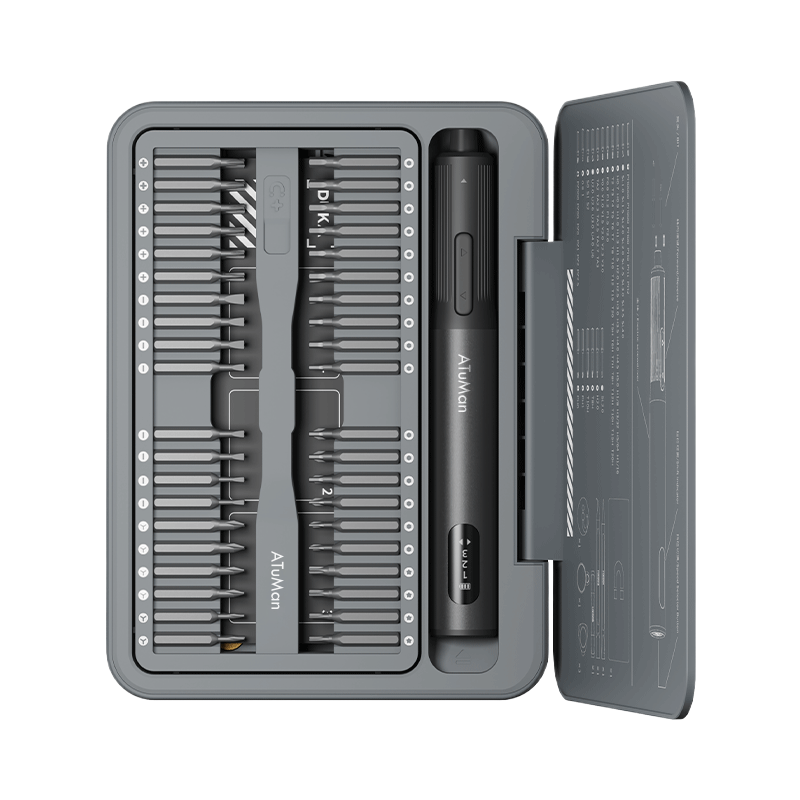 ATuMan E3 Electric Precision Screwdriver Kit – Cordless Rechargeable Tool Set for DIY, Electronics & Home Repair