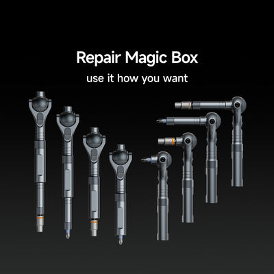 ATuMan RS2 Ratchet Screwdriver Set – 28-Piece S2 Magnetic Bits with Extendable Handle & 180° Ratchet Head