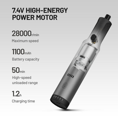 ATuMan EP2 Cordless Rotary Tool – Mini Grinder with Adjustable Speed for Polishing, Cutting & Engraving