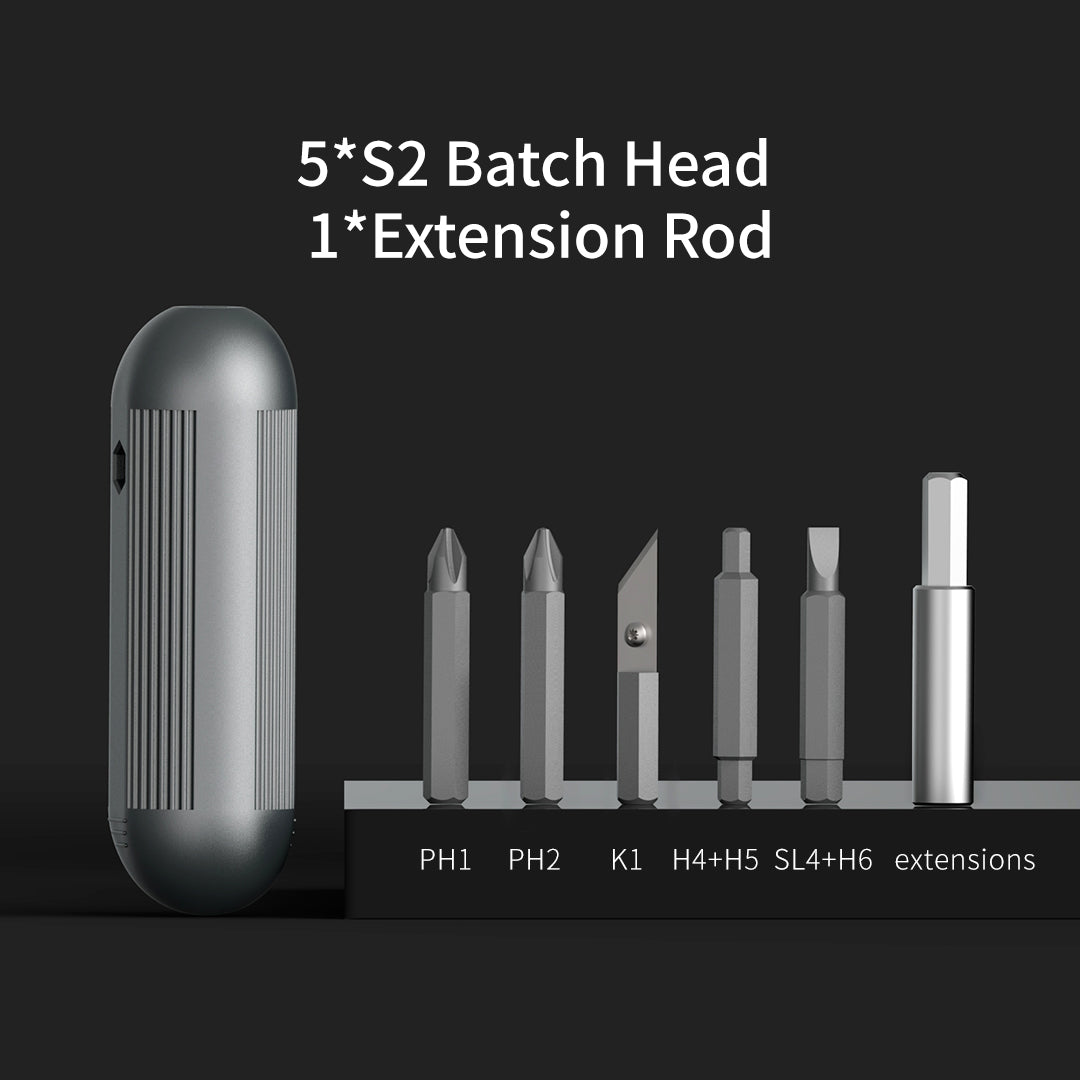 ATuMan Xmini Pocket Screwdriver Kit – 179g Lightweight Tool with Alloy Bits & T-Handle for Repair & DIY