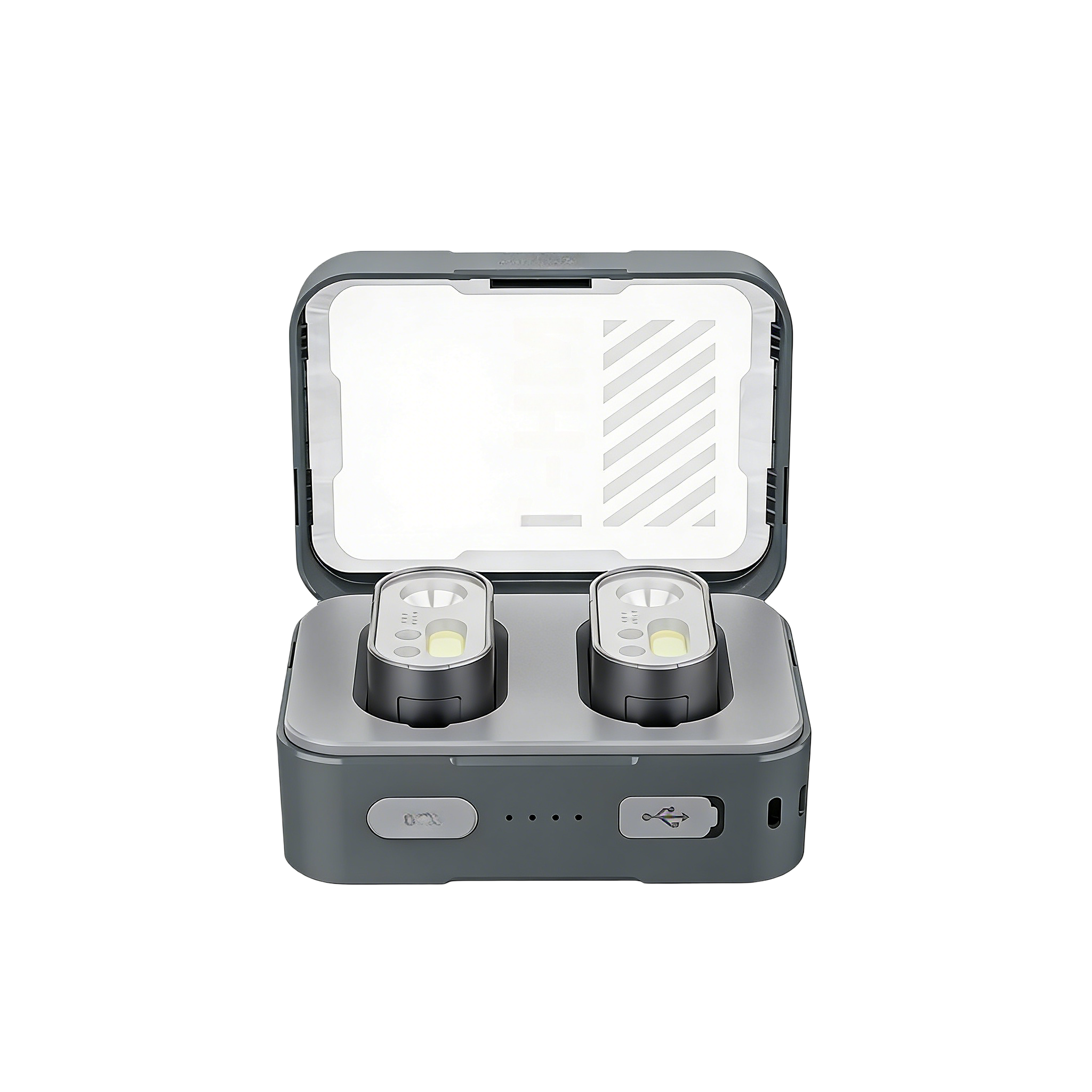 ATUMAN MH1 Multifuction  Dual control Head Flashlight Outdoor LED Sensor Hat Clip Lamp