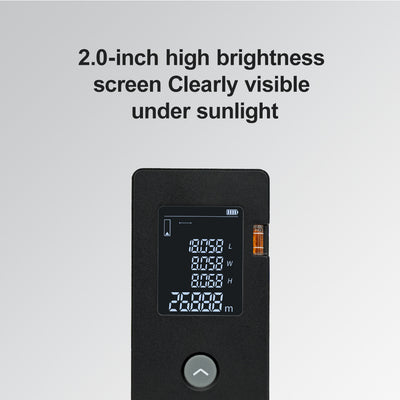 ATuMan LS3 Laser Distance Meter 60/80m – 17 Functions, 8 Modes for Length, Area & Volume Measurement