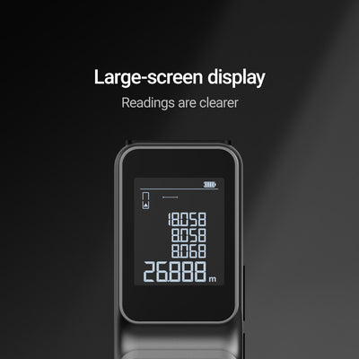 ATuMan LS-A Laser Distance Meter 50m – High Precision Measuring Tool with Large Display for Construction & DIY