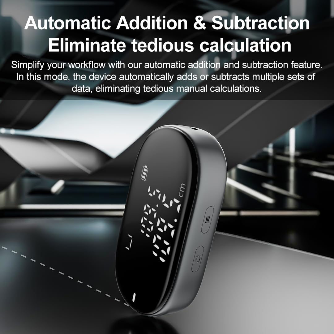 ATuMan Q2 Digital Measuring Tool – Portable Rolling Distance Meter with Type-C Rechargeable Design