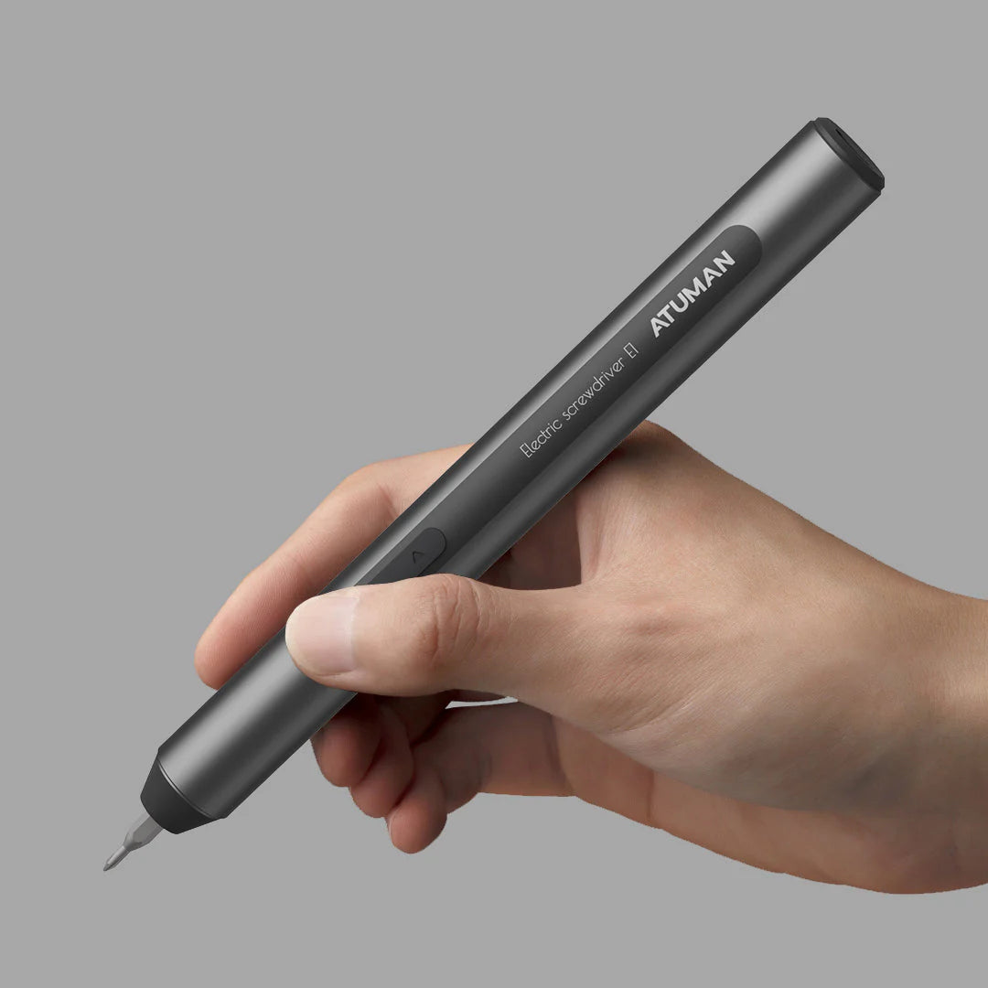 ATuMan E1 Cordless Electric Screwdriver Kit – Rechargeable Precision Tool Set for Home Repair & DIY