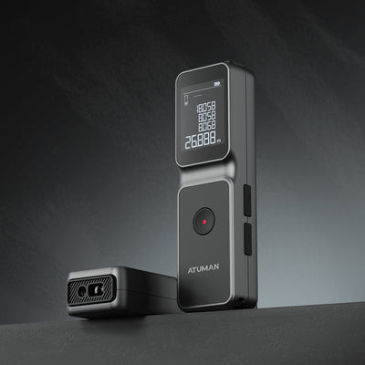 ATuMan LS-A Laser Distance Meter 50m – High Precision Measuring Tool with Large Display for Construction & DIY