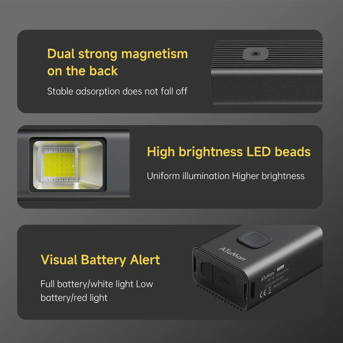 ATuMan FL1 Multifunctional Flashlight - ATuMan Brand