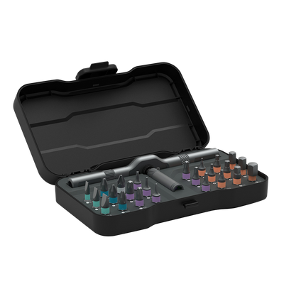 ATuMan RS1 Ratchet Screwdriver Set 24-in-1 – S2 Steel Magnetic Bits Tool Kit for Repair & DIY