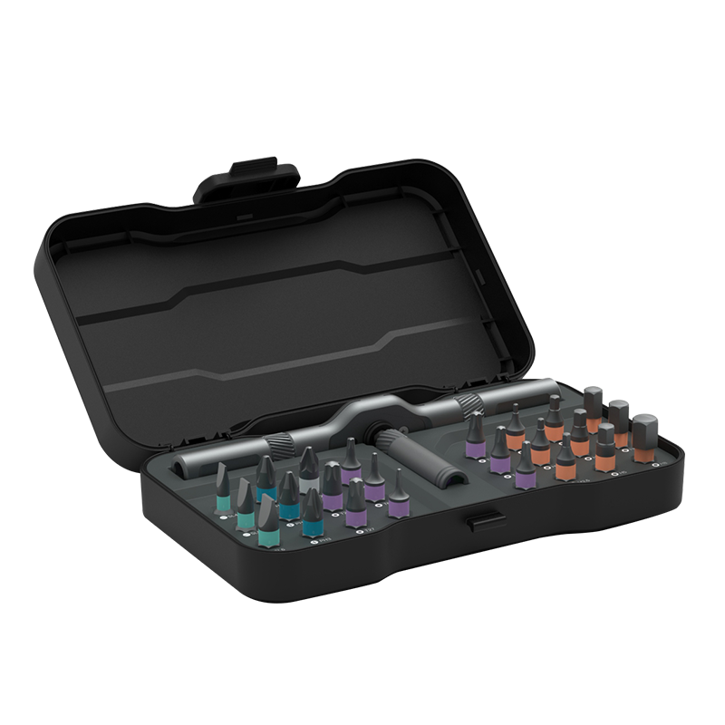 ATuMan RS1 Ratchet Screwdriver Set 24-in-1 – S2 Steel Magnetic Bits Tool Kit for Repair & DIY